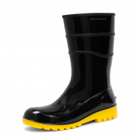 BOTA PVC NEGRA / AMARILLO